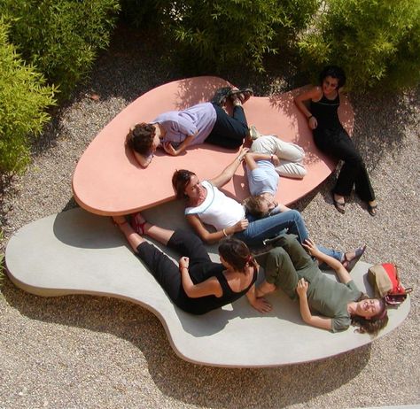 Escofet Slope by Marshalls Pocket Park, Urban Landscape Design, Public Space Design, Public Seating, Landscape Architecture Design, Urban Park, Urban Furniture, Bench Designs, Parking Design