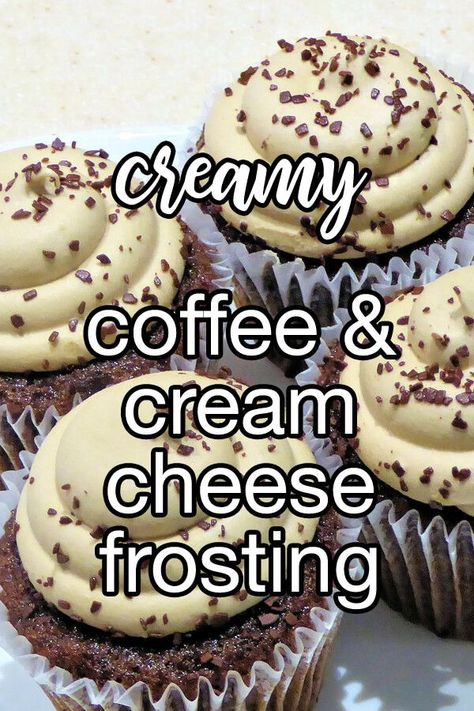 Coffee Cream Cheese Frosting, Coffee Cream Filling For Cake, Coffee Cream Cheese Icing, Flavored Cream Cheese Frosting, Cream Cheese Frosting For Brownies, Coffee Flavored Frosting, Coffee Frosting, Cream Cheese Frosting Flavors, Espresso Cream Cheese Frosting