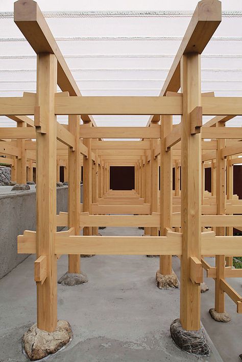 Enoura Observatory, Timber Joints, Timber Frame Joinery, Hiroshi Sugimoto, Japanese Joinery, Timber Architecture, Wood Architecture, Outdoor Living Design, Wood Joints