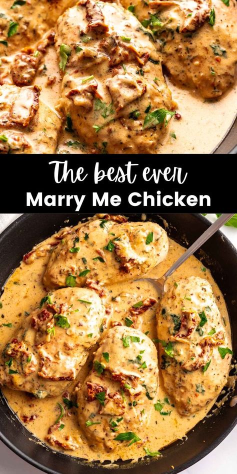 Easy Marry Me Chicken, Chicken Dishes For Dinner, Mary Me, Marry Me Chicken Recipe, Marry Me Chicken, Crockpot Healthy, Perfect Chicken, Chicken Dish, Recipes Crockpot