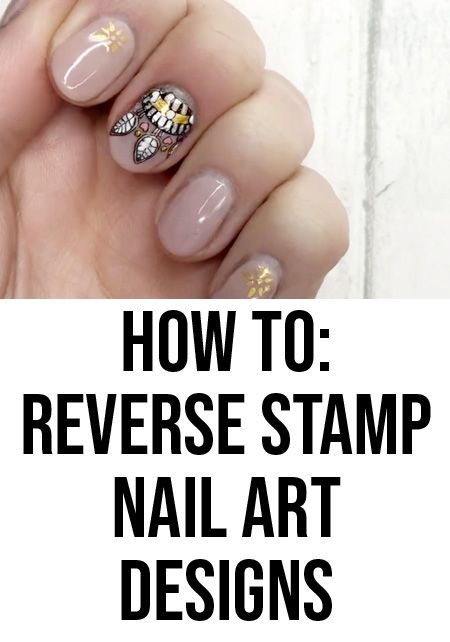 Super Easy Nail Art, Stamp Nails, Stamp Nail Art, Easy Nail Art Tutorial, Nail Art Stamping, Stamp Tutorial, Nail Art Videos, Stamping Techniques, Diy Manicure