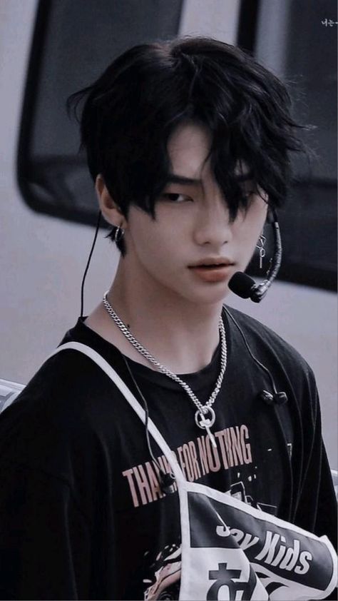 Hyun Jin, Hyunjin Stray Kids, Hwang Hyunjin, Bang Chan, Lee Know, Black Hair, Stray Kids, Books Wattpad, The Story