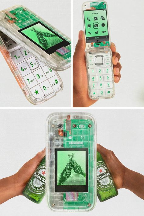 The Boring Phone is a Limited Edition Translucent Flip Phone that is HMD Global's Retro-Inspired Device Promoting Digital Detox. Learn More! Concept Phones, Minimalist Phone, Engagement Events, Digital Detox, Flip Phone, Flip Phones, A Nightmare, Yanko Design, Technology Gadgets