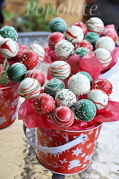 Christmas Cake Pops Recipe, Pop Gifts, Mousse Au Chocolat Torte, Cake Pop Bouquet, Christmas Cakes Easy, Savory Cakes, Cake Pop Decorating, Christmas Cake Pops, Torte Cupcake