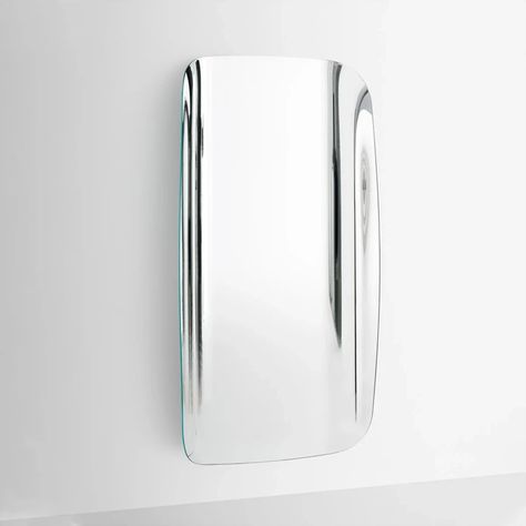 (1) Glas Italia | Marlene No. 3 Mirror – Leclaireur Los Angeles 3 Mirror, Geometric Mirror, Milan Furniture, Fantasy Images, Silver Colour, Philippe Starck, A Mirror, Wall Mirrors, Italian Luxury