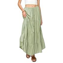 Sage Green Skirt, Maxi Linen Skirt, Short Pencil Skirt, Flare Maxi Skirt, High Waisted Pleated Skirt, Linen Fashion, Pleated Long Skirt, Tiered Maxi Skirt, Skirts Midi High Waisted