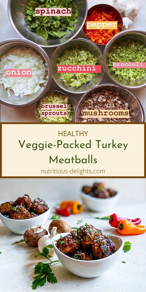 Healthy Veggie-Packed Turkey Meatballs - Nutritious Delights Sliced Bell Pepper, Turkey Quinoa Meatballs, Vegetable Meatballs, Kid Friendly Dinners Healthy, Turkey Meatballs Healthy, Healthy Meatballs, Veggie Meatballs, Turkey Meatballs Baked, Meatball Dinner