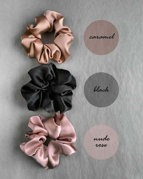 this is newly launched product. Order now #scrunchie #hairstyle #online #smallbusiness Pola Macrame, Diy Hair Scrunchies, Hair Tie Accessories, Wrist Accessories, Handmade Scrunchie, Girly Accessories, Silk Hair, Diy Hair Accessories, Natural Silk