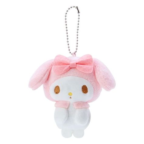 My Melody Plush Keychain, Sanrio Plush Keychain, Sanrio Keychain Plush, Grumpy Bunny, Cute Heart Drawings, Sanrio Outfits, Pastel Pink Icons:), Sanrio Store, Hello Kitty Keychain