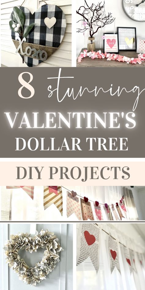 Valentine’s Diy Crafts, Crafts For February For Adults, Valentine Crafts Adults, Valentine’s Day Crafts Adults, Cheap Diy Valentines Decor, Valentines Winter Decor, Simple Valentine’s Day Decor, Diy Valentine Home Decor Ideas, Valentine Day Diy Decorations