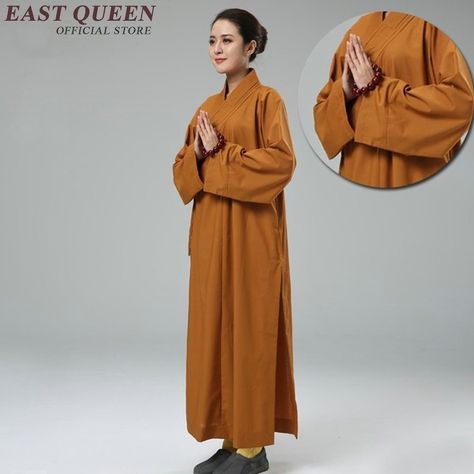 Buddhist Monk Robes, Nirvana Dress, Monk Costume, Buddhist Clothing, Zen Clothing, Nun Outfit, Jedi Temple, Shaolin Monks, Bear Costume