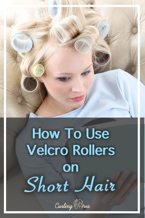 Velcro rollers are a tried and true styling tool. They’re inexpensive to buy and come in shapes and sizes that will fit any hair length, even your short hair! Stop selling yourself short and check out these tips on how to use velcro rollers on short hair. How To Use Velcro Rollers On Short Hair, Hair Rollers Short Hair, Velcro Rollers Short Hair, Soft Curl Hairstyles, Curlers For Short Hair, Hair Rollers Tutorial, Easy Professional Hairstyles, Velcro Rollers, Curl Tutorial