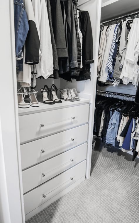 Ikea Malm Closet Hack, Ikea Malm Closet, Malm Closet, Ikea Malm Dresser Hack, Malm Dresser Hack, Ikea Malm Drawers, Ikea Closet Hack, Primary Closet, Malm Drawers