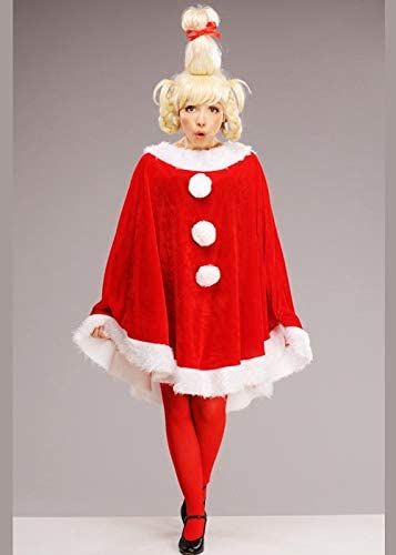 Diy Cindy Lou Who Costume Adult, Cindy Lue Who Costume, Cindy Lou Costume, Cindy Lou Grinch, Christmas Character Costumes, Whoville Costumes, Costume With Wig, Cindy Lou Who Costume, Who Costume