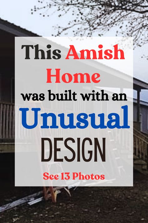 What makes this Amish Home unusual? 3 reasons it stands out. Amish Cabins, Amish Home, Amish House, Climbing Stairs, Amish Furniture, New Farm, Interior Home, Unusual Design, Liking Someone