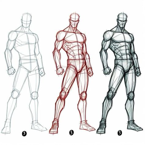 Men Sketch Drawings, Flexing Drawing Reference, Male Superhero Poses, Drawing Basics Learning, Drawing Ideas For Sketchbook, Drawing Body Types, Party Coloring Pages, Gnome Coloring Pages, Ideas For Sketchbook