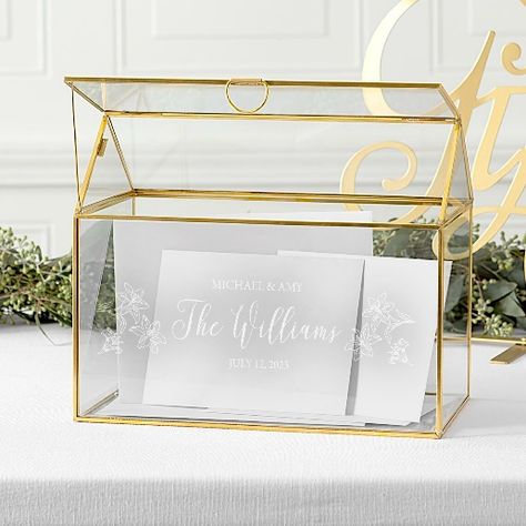 Unique Wedding Keepsakes, Terrarium Gifts, Reception Gifts, Terrarium Wedding, Reception Card, Glass Terrarium, Card Box Wedding, Personalized Glass, Wedding Keepsakes