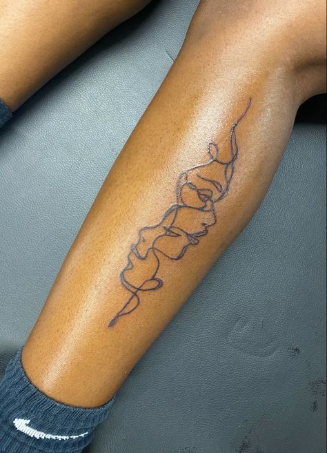 Small Leg Tattoos Women Calf, Calves Tattoos Women, Small Calf Tattoos For Women, Lower Leg Tattoos Women Calves, Side Calves Tattoos For Women, Leg Tattoos Women Lower Calf, Small Foot Tattoo, Lil Tattoo, Side Thigh Tattoos Women