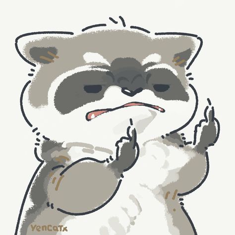 Toast The Raccoon, Raccoon Drawing, Raccoon Art, 강아지 그림, Cute Raccoon, Kawaii Animals, Racoon, Cute Little Drawings, Kawaii Drawings