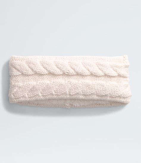 Women’s Oh Mega Headband | The North Face Winter Headbands Outfit, Headband White, Warm Headbands, Winter Headbands, White Headband, Women's Beanie, Cold Weather Accessories, Polyester Yarn, North Face Women