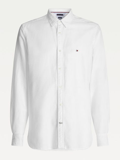 Tommy Hilfiger White Shirt, Tommy Hilfiger Shirts Men, Men's Casual Shirts, Linen Shirts, Button Down, Twill Shirt, Tommy Hilfiger Shirts, Singles Day, Tommy Hilfiger Man