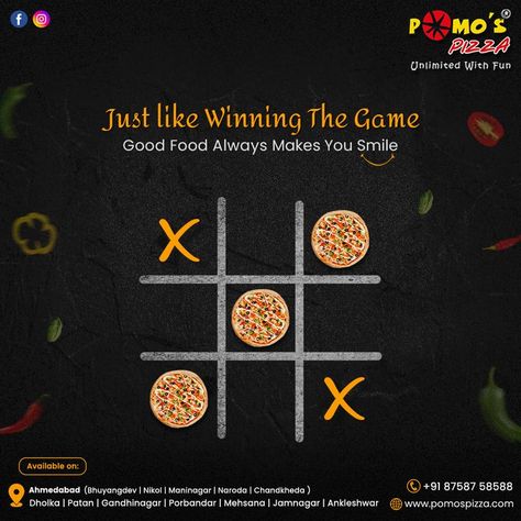 Pizza Games, Dinner Restaurant, Happy Birthday Design, Food Advertising, Pizza Restaurant, Food Poster Design, Food Ads, Pizza Hut, Indian Spices