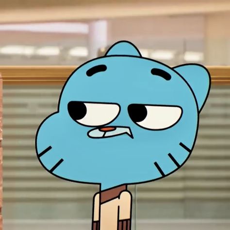 Gumball Watterson Icon, Amazing World Of Gumball Gumball, Gumball Aesthetic, Gumball Pfp, Gumball Icons, Gumball Cartoon, Gumball Image, Gumball Watterson, Blue Cartoon Character