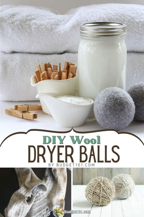 Looking for an eco-friendly, cost-effective way to soften your laundry? 🧺✨ These DIY Dryer Balls are the perfect solution! Say goodbye to chemical-laden dryer sheets and hello to naturally soft clothes.   Easy to make and long-lasting, these dryer balls help reduce drying time and wrinkles, all while saving you money. Learn how to make your own with our step-by-step guide! #DIY #LaundryHacks #EcoFriendly #SaveMoney #Budget101 #NaturalCleaning Wool Balls For Dryer, Dryer Balls Diy, Diy Wool Dryer Balls, Diy Dryer Balls, Edible Centerpieces, Living Frugal, Diy Easy Recipes, Diy Coat, Watermelon Carving