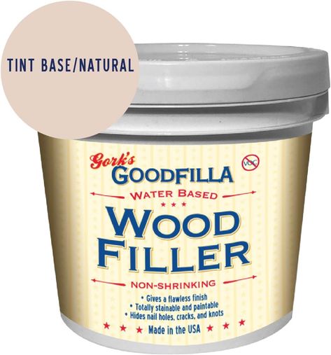 Brand	Goodfilla
Specific Uses For Product	Craft
Compatible Material	Wood
Item Form	Liquid
Color	Neutral Base Wood Grain Filler, Grain Filler, Wood Repair, Brazilian Cherry, Window Sills, Wood Filler, Wood Accessories, Tractor Supply, Wood Surface