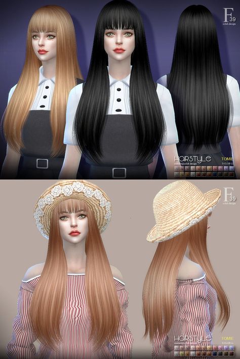 The Sims 4 Cc Tomie, Tomie Hair, Ts4 Hair, Ts4 Cc, Sims 4 Cc, Maxis Match, The Sims Resource, Sims Resource, The Sims 4