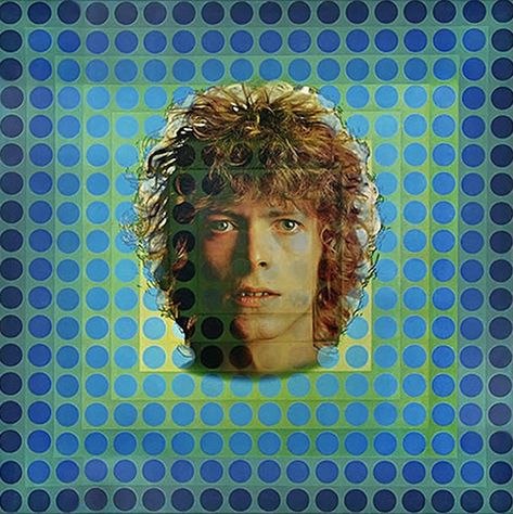 David Bowie-Space Oddity David Bowie Album Covers, David Bowie Space Oddity, Ray Stevenson, Natural Models, Space Oddity, Major Tom, South Kensington, Op Art, Art Background