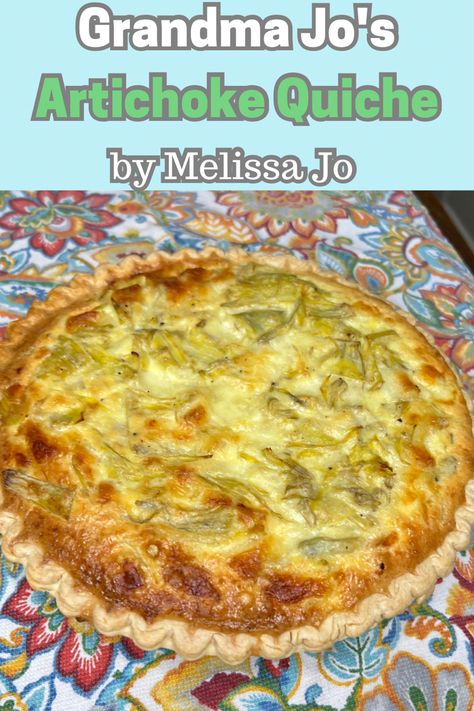 Artichoke quiche Chicken Artichoke Quiche, Artichoke Quiche Recipes, Quiche Artichoke, Spinach Artichoke Quiche, Quiche Ideas, Artichoke Quiche, Chicken Quiche, Healthy Quiche, Ham Quiche