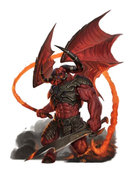 Balor Demon Dnd, Dnd Devil, Dnd Demon, King Concept Art, Red Demon, Rpg Monsters, Dnd Monster, Fantasy Demon, Storm King