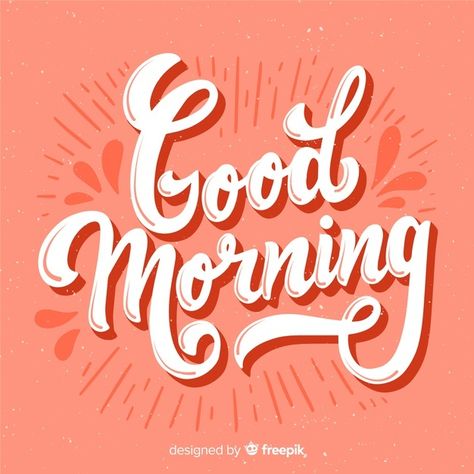 Good Morning Lettering, Good Morning Letter, Lettering Background, Quote Font, God Baby, Quotes Whatsapp, Beautiful Morning Quotes, Wonderful Wednesday, Typography Hand Drawn