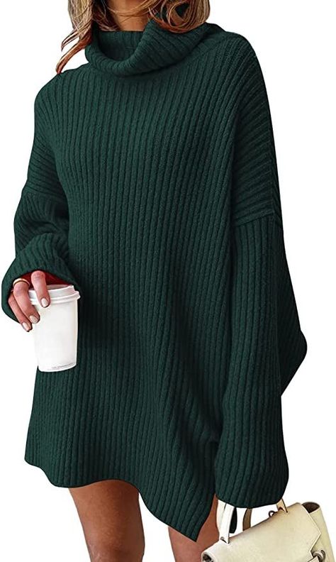 Cold weather clothes Stylish Long sleeve sweater Turtle neck sweater Multiple colors sweater Oversized Turtleneck Sweater Dress, Batwing Sleeve Sweater, Batwing Sweater, Plus Size Tunic, Sweater Dress Oversized, Oversized Turtleneck Sweater, Oversized Turtleneck, Long Sweater Dress, Ladies Turtleneck Sweaters