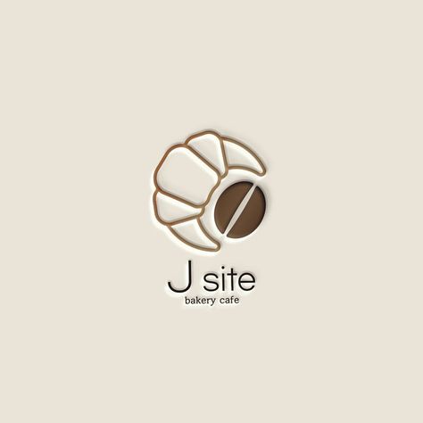 Croissant Logo, Bakery Cafe Logo, Cake Shop Logo, Logo Dessert, Cafe Logos, Pastry Logo, Logo Cafe, Logo Design Coffee, Coffee Shop Logo Design