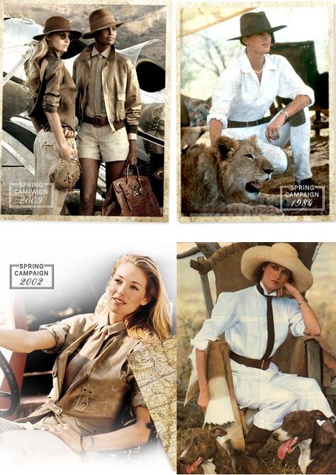 Out Of Africa Style, Moda Safari, Ralph Lauren Ads, Safari Clothes, Raph Lauren, Ralph Lauren Safari, Safari Fashion, Safari Outfit, Safari Outfits