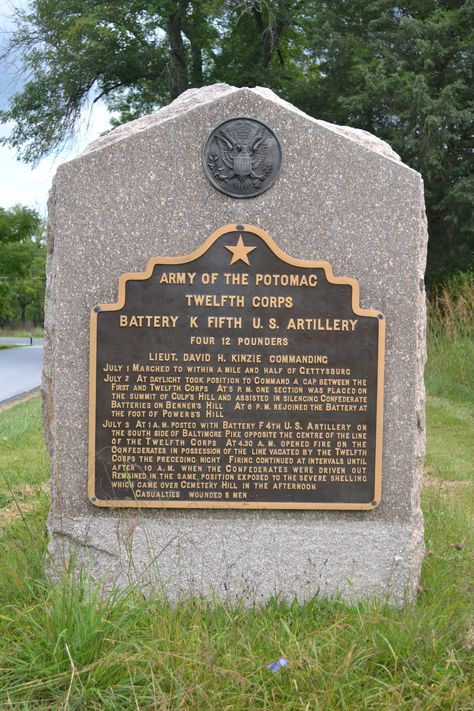 Battery K, 5th United States Artillery Monument - Gettysburg National Military Park Pipestone National Monument, Battle Of Vicksburg, Statue Of Liberty Construction, Statue Of Liberty Before Oxidation, History Pics, Gettysburg National Military Park, History Pictures, Monument, United States