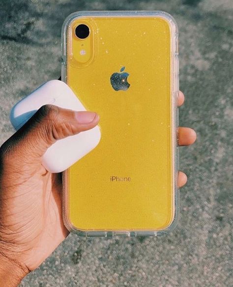 Airpods Apple, Yellow Iphone, Gadgets Technology Awesome, Apple Phone Case, Cases Diy, Aesthetic Phone Case, Iphone Phone, I Phone, Apple Store