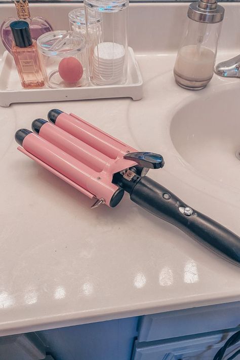 Click the pic to shop! beauty finds, hair finds, amazon, amazon finds, curling wand, 3 barrel wave wand Hair Curling Iron, Curling Wand Set, Wand Hairstyles, Mermaid Waves, Curling Iron Hairstyles, Hair Curling, Curling Wand, Hair Iron, Hair Curler