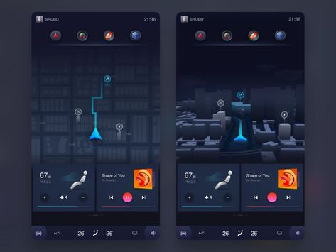 Xpeng P5 Hmi Map navigation by Shubo✈ on Dribbble Car App, Navigation Map, Navigation Design, Ui Elements, App Ui, User Interface, Ui Design, Creative Professional, Global Community