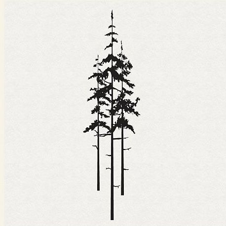 Forest Inspired Tattoo, Tree Tattoo Designs Men, Pine Forest Tattoo, Wildfire Tattoo, Cypress Tree Tattoo, Nature Inspired Tattoos, Evergreen Tattoo, Evergreen Tree Tattoo, Wilderness Tattoo