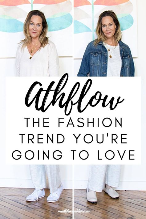 Athflow Outfits, Athflow Style, Athleisure Basics, Flowy Clothes, Capsule Style, Latest Fashion Trend, Chambray Tunic, Flowy Style, Tunic Leggings