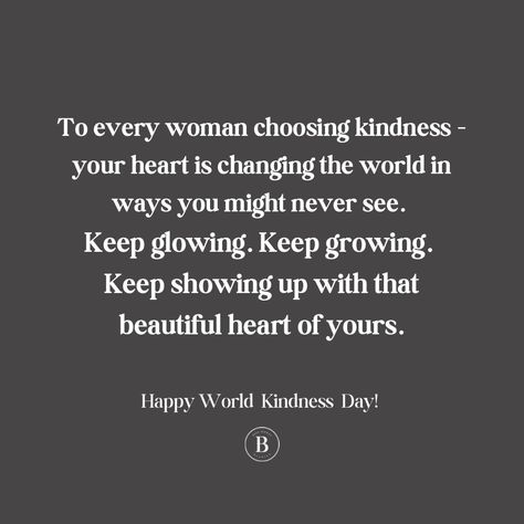 On this World Kindness Day: let’s re-write the narrative. Being kind is not weakness. Being gentle is not passive. A kind heart is not a frail soul. Your kindness is not your weakness- it’s your superpower. 💫 Save and share this gentle reminder. Join our community strong, kind-hearted women —-> @bosswomandiaries #worldkindnessday #worldkindnessday2024 #powerofkindness #womensupportingwomen Kindness Is Not Weakness, Kindness Day, World Kindness Day, Being Kind, To Be Kind, Beautiful Heart, Kind Heart, Women Supporting Women, Motivate Yourself