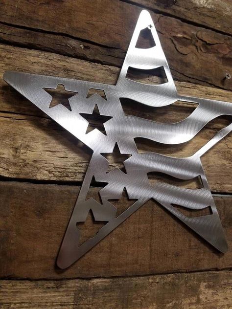 SCRAP METAL ART CREATIONS #ScrapMetalArt Western Maryland, Sheet Metal Art, Metal Welding Art, Plasma Torch, Welding Art Projects, Welding And Fabrication, Metal Star, Metal Welding, Automotive Paint