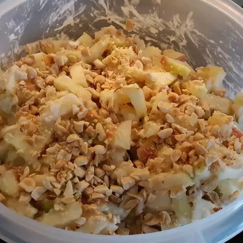 Candy Apple Salad Recipe | Allrecipes Best Salad Ever, Jelly Salad, Apple Salad Recipe, Caramel Apple Salad, Best Salads Ever, The Best Salad, Best Fruit Salad, Apple Salad Recipes, Best Salad