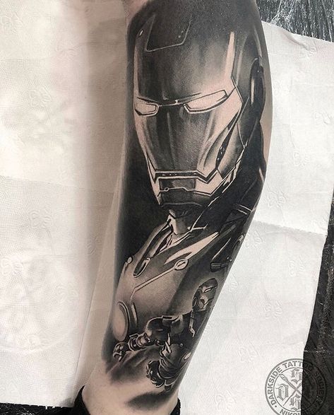 Marvel Tattoo Sleeve, Ironman Tattoo, Dc Tattoo, Iron Man Tattoo, Spiderman Tattoo, Avengers Tattoo, Plane Tattoo, Man Tattoo, Batman Tattoo