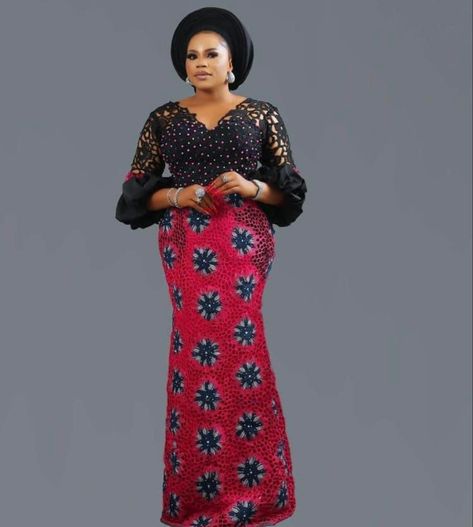 Lace And Ankara Combination Gowns, Unique Ankara Styles For Ladies, Ankara Styles For Ladies, Unique Ankara Styles, Fancy Short Dresses, Classy Short Dresses, African Party Dresses, African Lace Styles, African Fashion Skirts