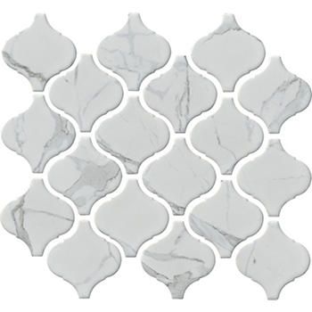 Backsplash Tiles | Subway, Arabesque & More | The Tile Shop Speakeasy Bathroom, Home Depot Tile, Arabesque Tile Backsplash, Soft White Background, White Tile Backsplash, Arabesque Tile, Backsplash Wall, White Mosaic, Arabesque Pattern