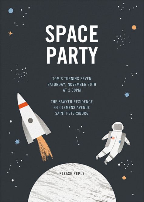 Space Party Invite, Space Party Invitations, Spaceship Birthday, Nasa Party, Space Invitation, Galaxy Party, Space Birthday Invitation, First Birthday Posters, Astronaut Party